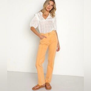 Pistola Cassie High Rise Straight in Nectar Size 27